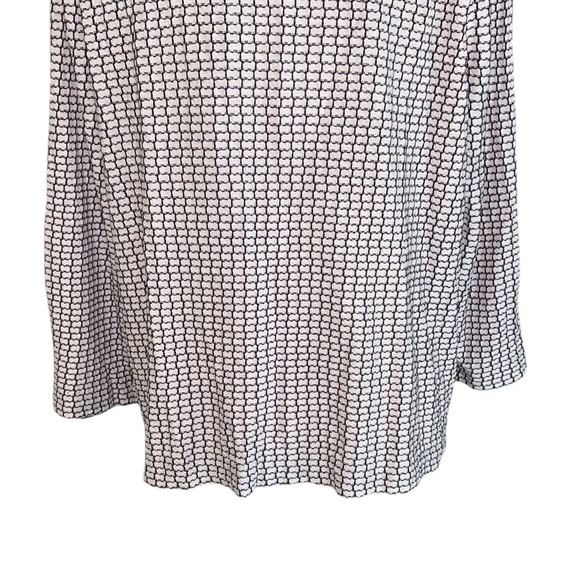 Ming Wang Blush Pink & Black Silver Button Knit Blazer Cardigan - M - Picture 8 of 13